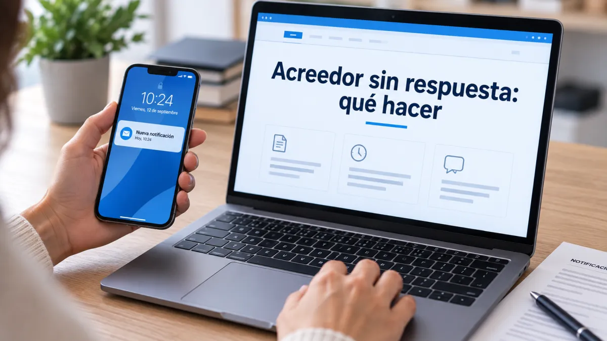 El acreedor no responde a mi reclamación: qué hacer paso a paso